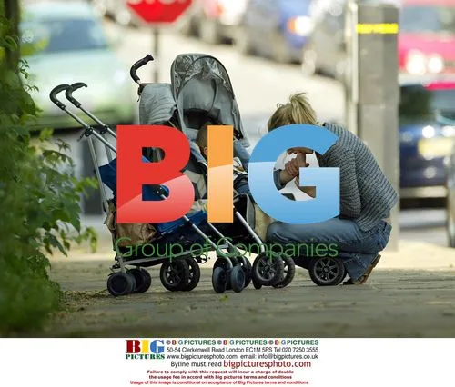 Natalie Appleton and Donna Air with Babies in Park