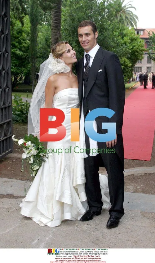 Real Madrid player Ivan Helegera's wedding