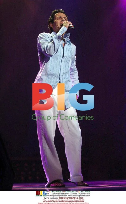 Marc Anthony Performs at EuroJunior in Barcelona