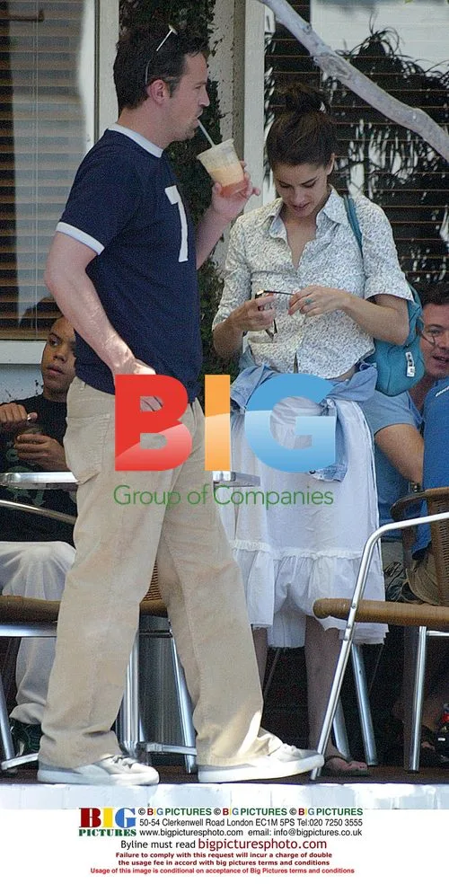 Matthew Perry & Amanda Peet Lunch
