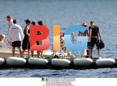 Clooney, Pitt and Damon on Lake Como