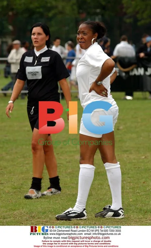 Channelle Edwards at Celebrity Football Tournament