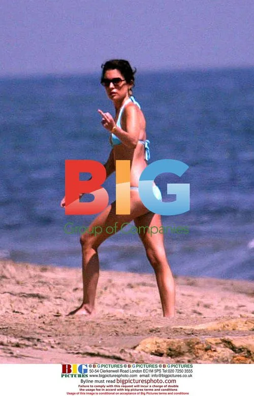 Lara Flynn-Boyle on Malibu Beach