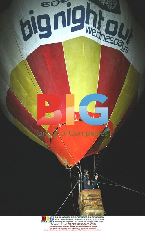 Brandon Block Enjoying Hot Air Balloon in Ibiza