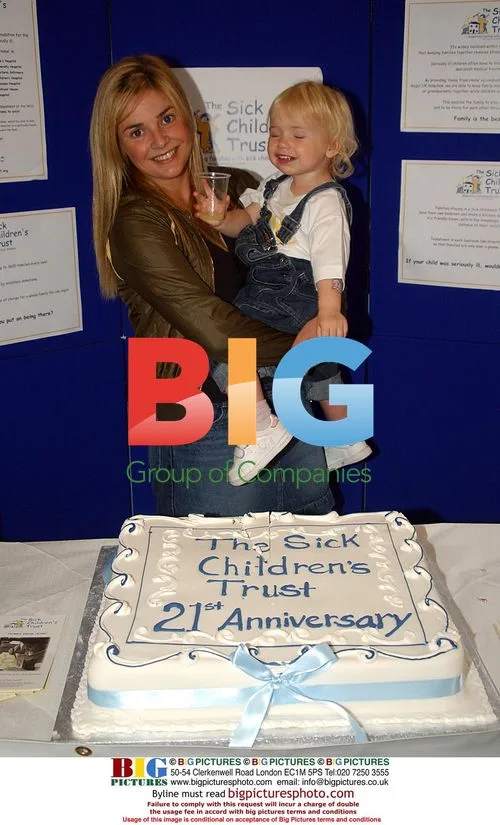Gail Porter and Daughter at Charity Event