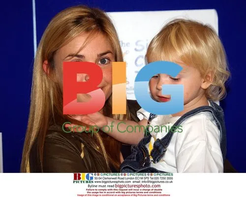 Gail Porter with daughter Honey at Sick Children's Trust