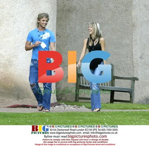 Adele Silva and Jeff Brazier at Fyvie Castle