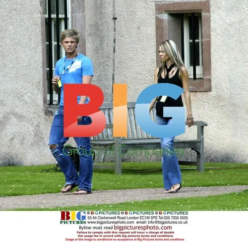 Adele Silva and Jeff Brazier at Fyvie Castle