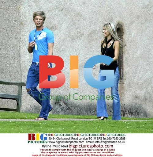 Adele Silva and Jeff Brazier at Fyvie Castle