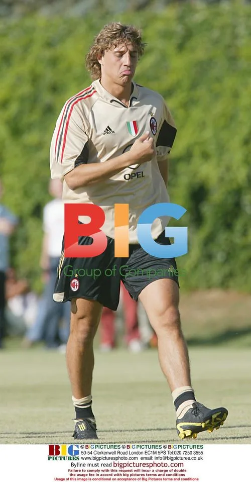 AC Milan's First 2004/2005 Training Session