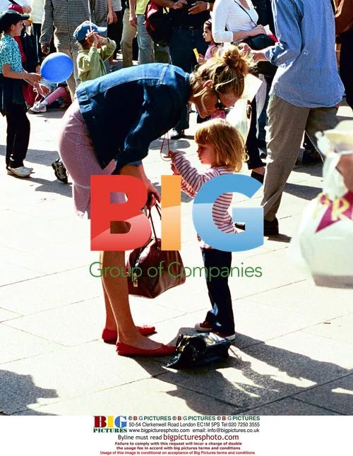 Elle Macpherson and Baby Flynn in London