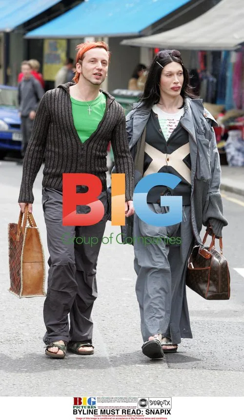 Pete Burns Out Shopping with Boyfriend