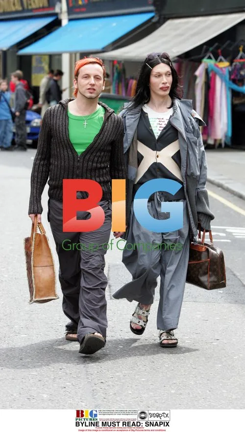 Pete Burns Out Shopping in London