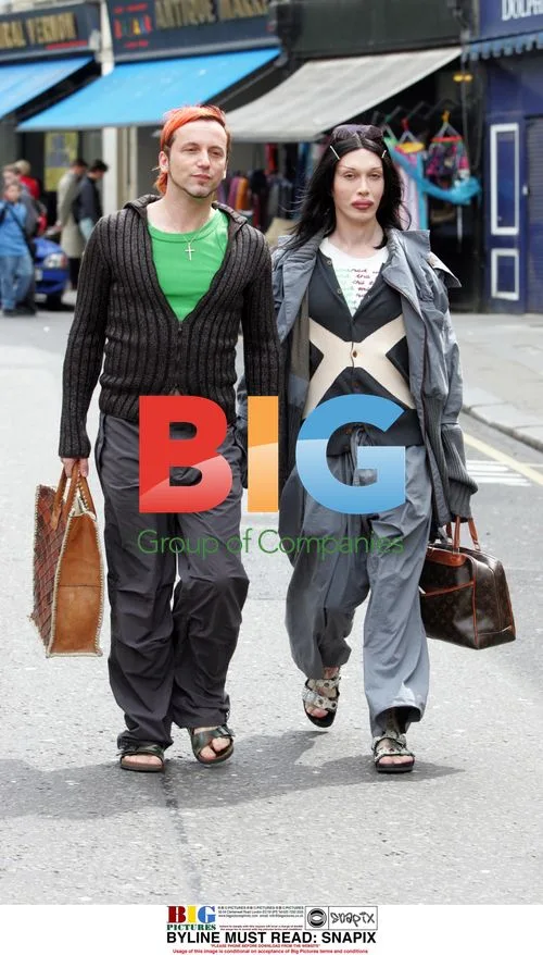 Pete Burns Out Shopping in London