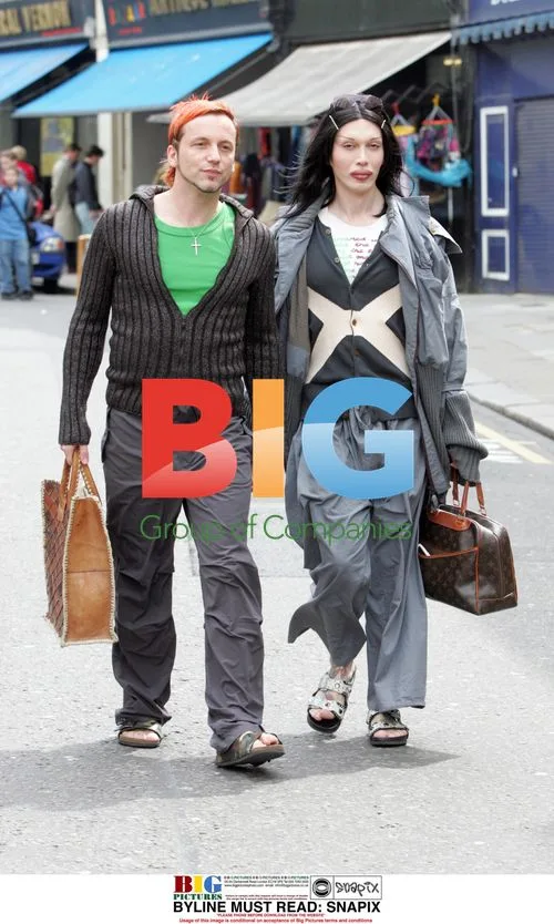 Pete Burns Shopping with Boyfriend