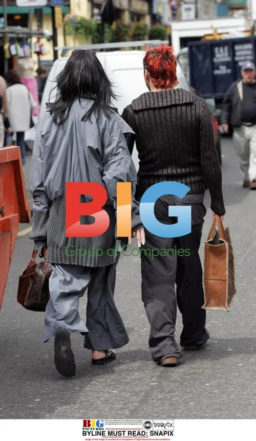 Pete Burns Shopping in London