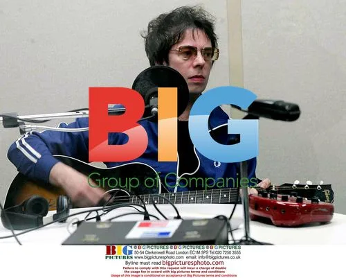 Ian McCulloch at Eldorado radio studio in Sao Paulo