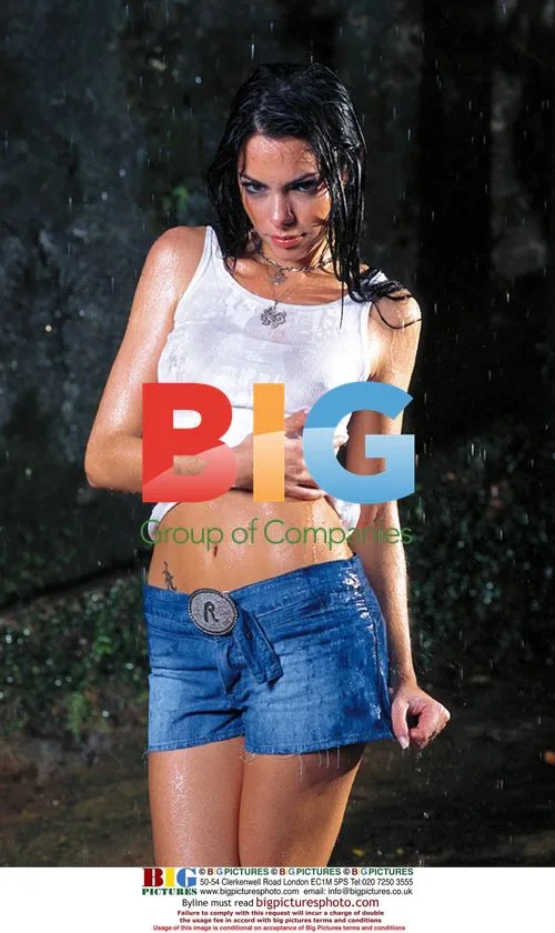 Brazilian TV presenter Diana Bouth at photo shoot