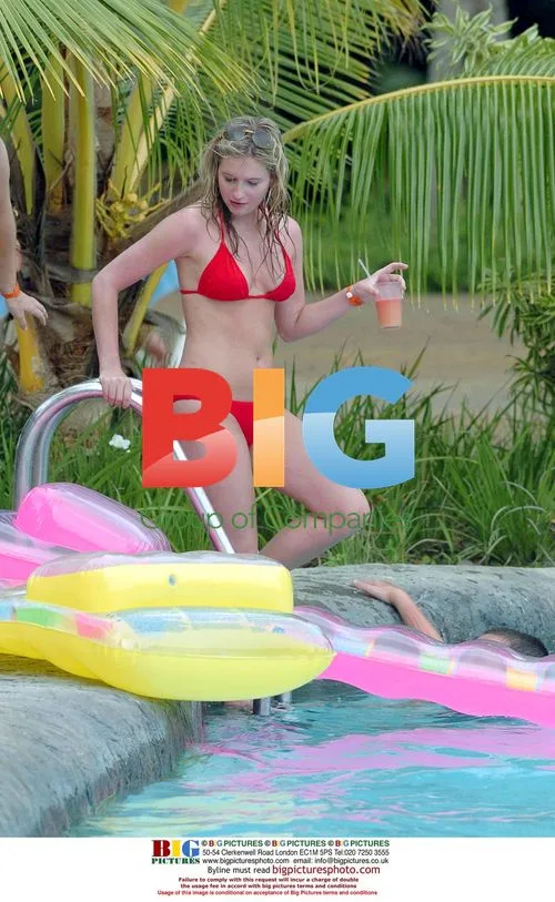 Brooke Kinsella at Caribbean Pool