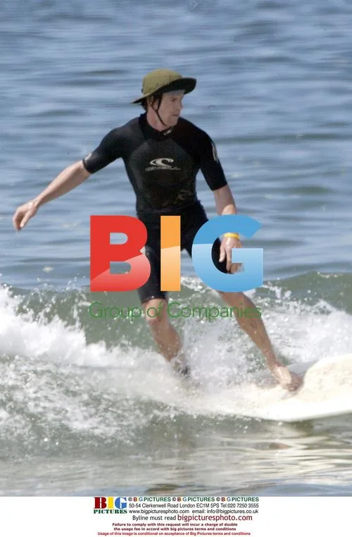 Julia Roberts and Danny Moder Surfing in Malibu