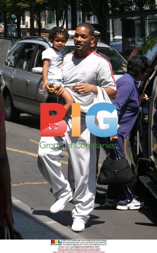 Will Smith and daughter at George V hotel