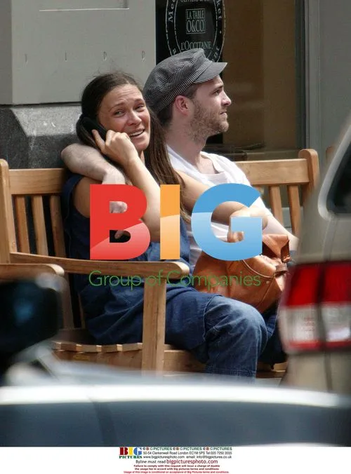 Musician Fran Healey and Wife Shopping in NY