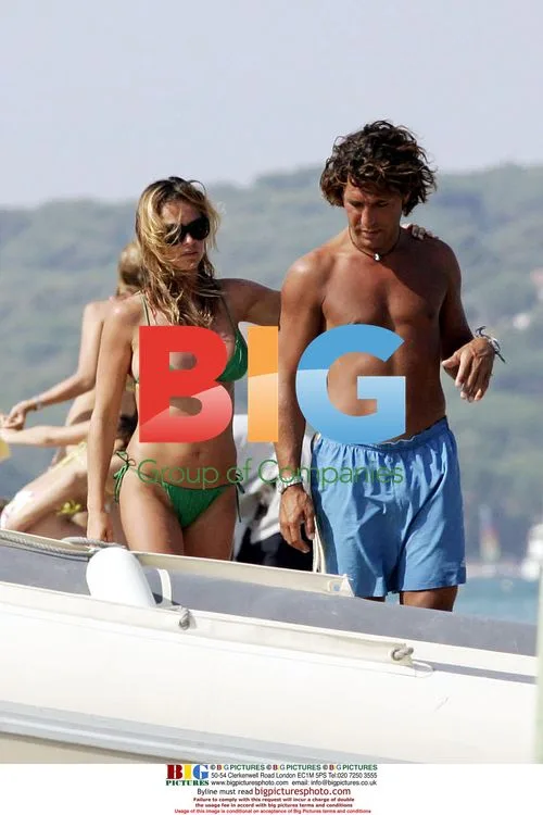 Agathe De La Fontaine with Mystery Man in Saint Tropez