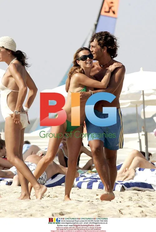 Agathe De La Fontaine with mystery man in Saint Tropez