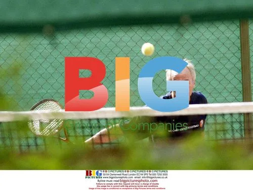 Sven Goran Eriksson Plays Tennis