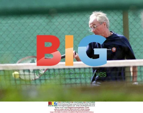 Sven Goran Eriksson Playing Tennis