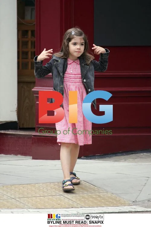 Lisa Moorish's daughter Molly out in London