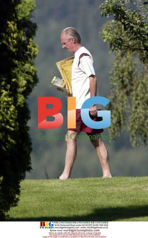 Sven-Goran Eriksson on vacation in Sweden