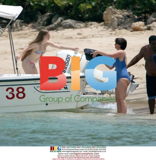 Cherie Blair on Barbados holiday