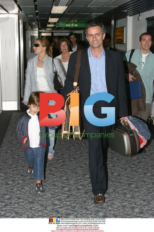 New Chelsea manager Jose Mourino arrives at Heathrow