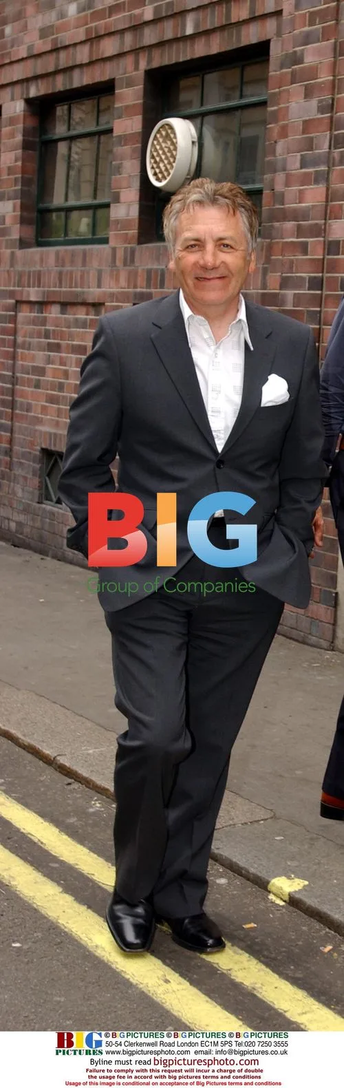 Designer Jeff Banks Arriving at IVY restaurant
