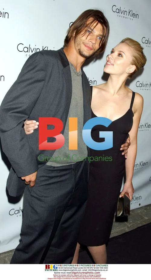 Trent Ford and Scarlett Johansson at Calvin Klein event