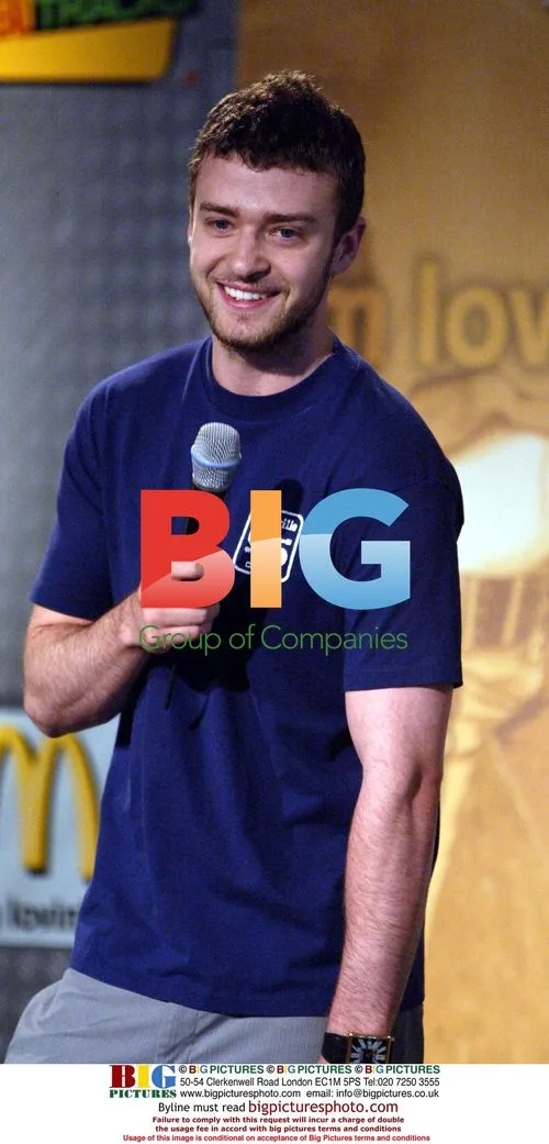 Justin Timberlake at Big Mac Meal Tracks Promotion