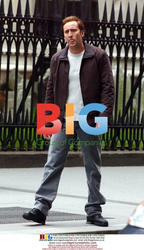 Nicolas Cage filming 'National Treasure'