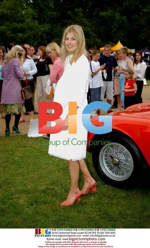 Rosamund Pike at Louis Vuitton Classic Car Show