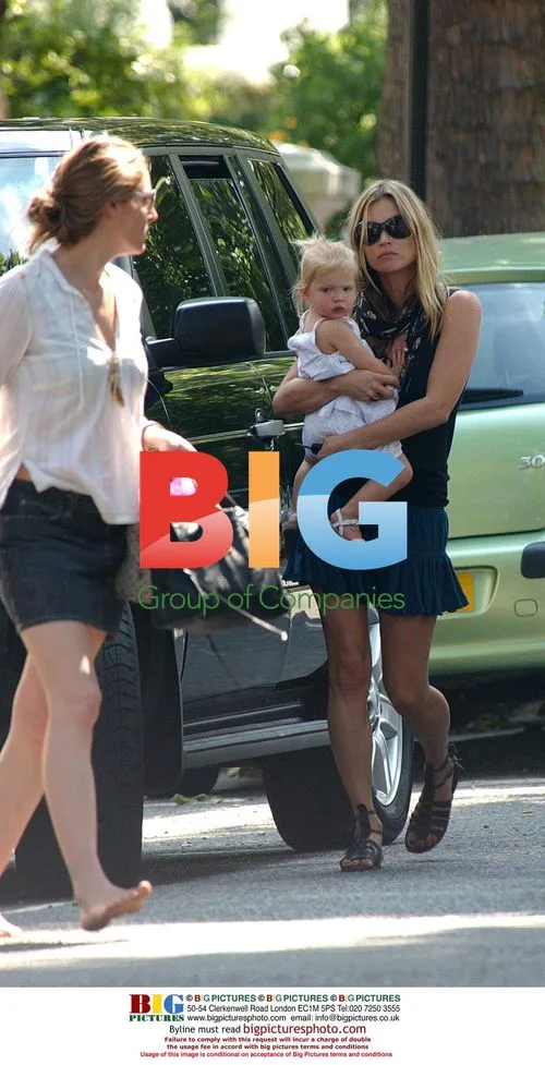 Kate Moss and Lila Grace Visit Sadie Frost