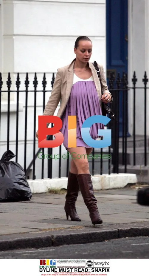 Samantha Morton Leaving House in North London