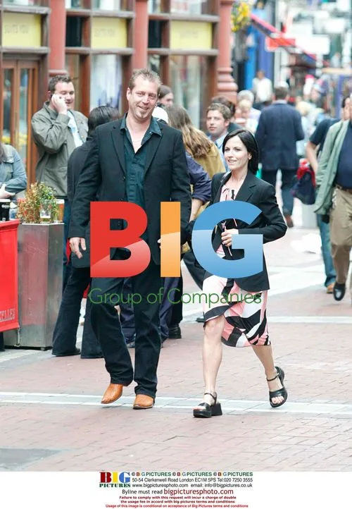 Dolores O'Riordan and Husband Don Burton in Dublin