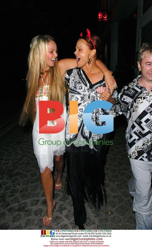 Jennifer Ellison and Belinda Carslie at Hell\'s Kitchen Party