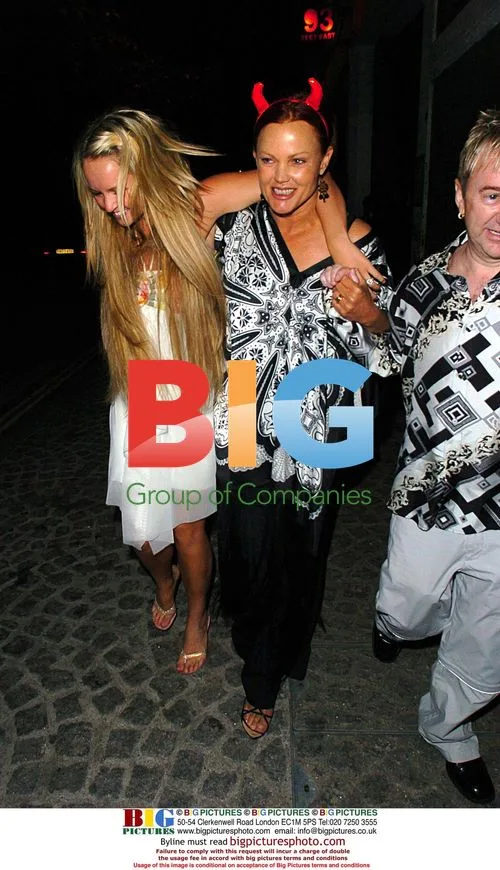 Jennifer Ellison and Belinda Carslie at Hell's Kitchen Party