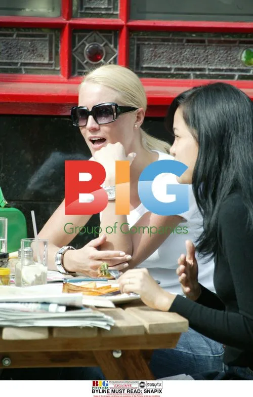 Denise Van Outen Tanning at Boyfriend's Pub