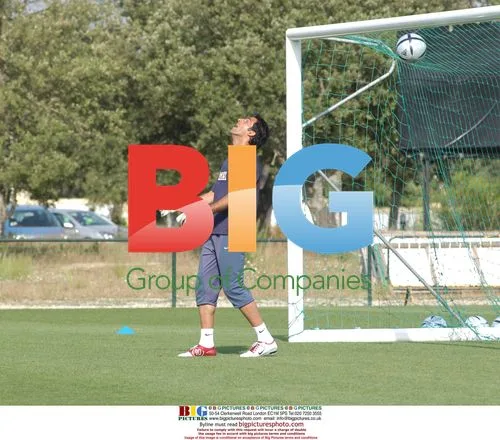 Footballer Ricardo Training for Euro 2004