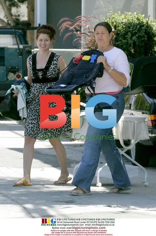 Debra Messing and family in Venice