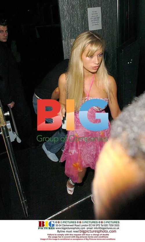 Natalie Denning and Ryan Thomas Leaving Nightclub