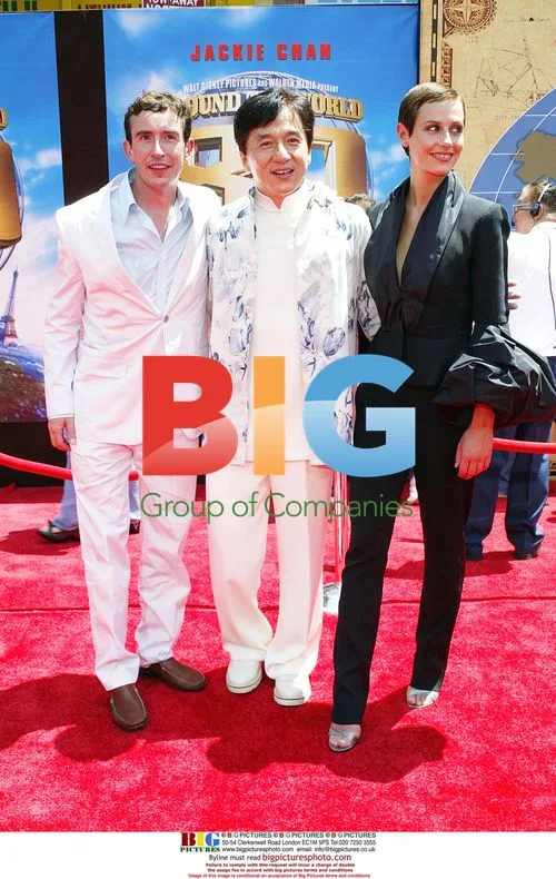 Steve Coogan, Jackie Chan, Cecile de France at 'Around the World in 80 Days' LA Premiere