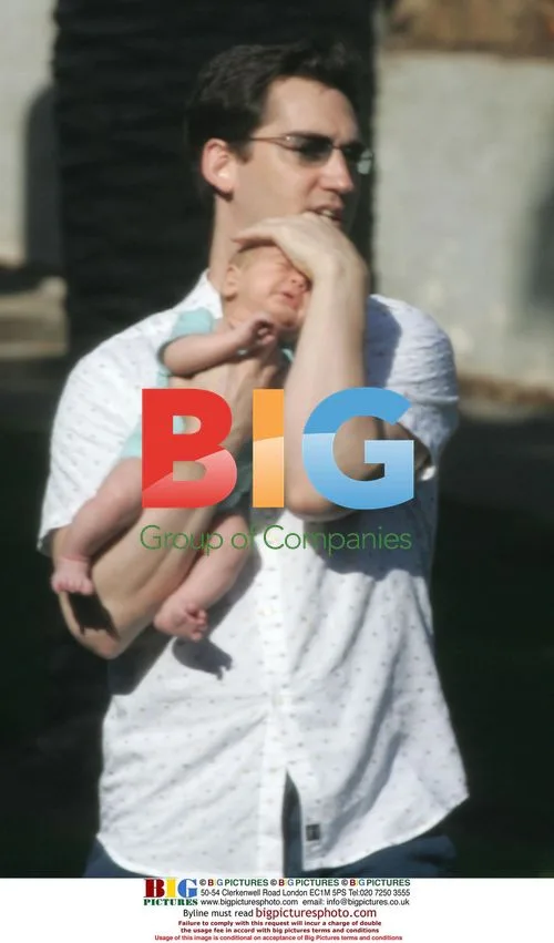 Debra Messing\u2019s husband and baby in park